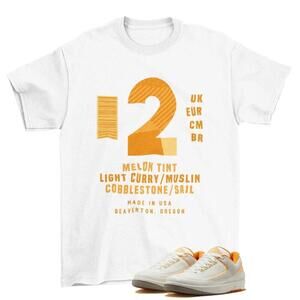 Box Label Melon Shirt To Match Jordan 2 Retro Low Craft Melon Tint Dv9956-118